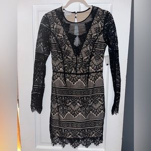 South Moon Under Ryse the Label Black Lace Dress